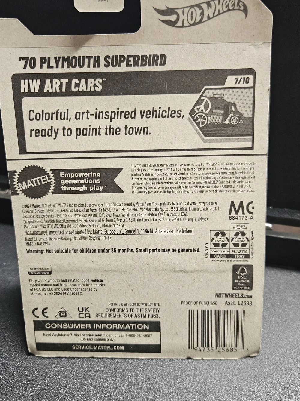 Mattel hot wheels